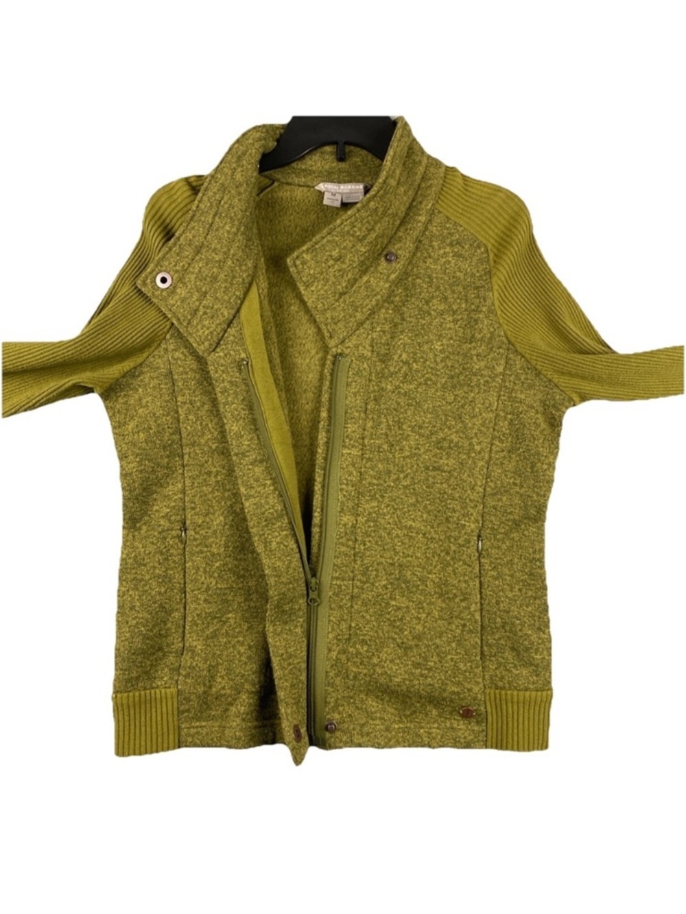 Royal Robbins Women’s Table Jacket Lizard Olive Green Cozy Layer Size L NWT - Picture 4 of 6
